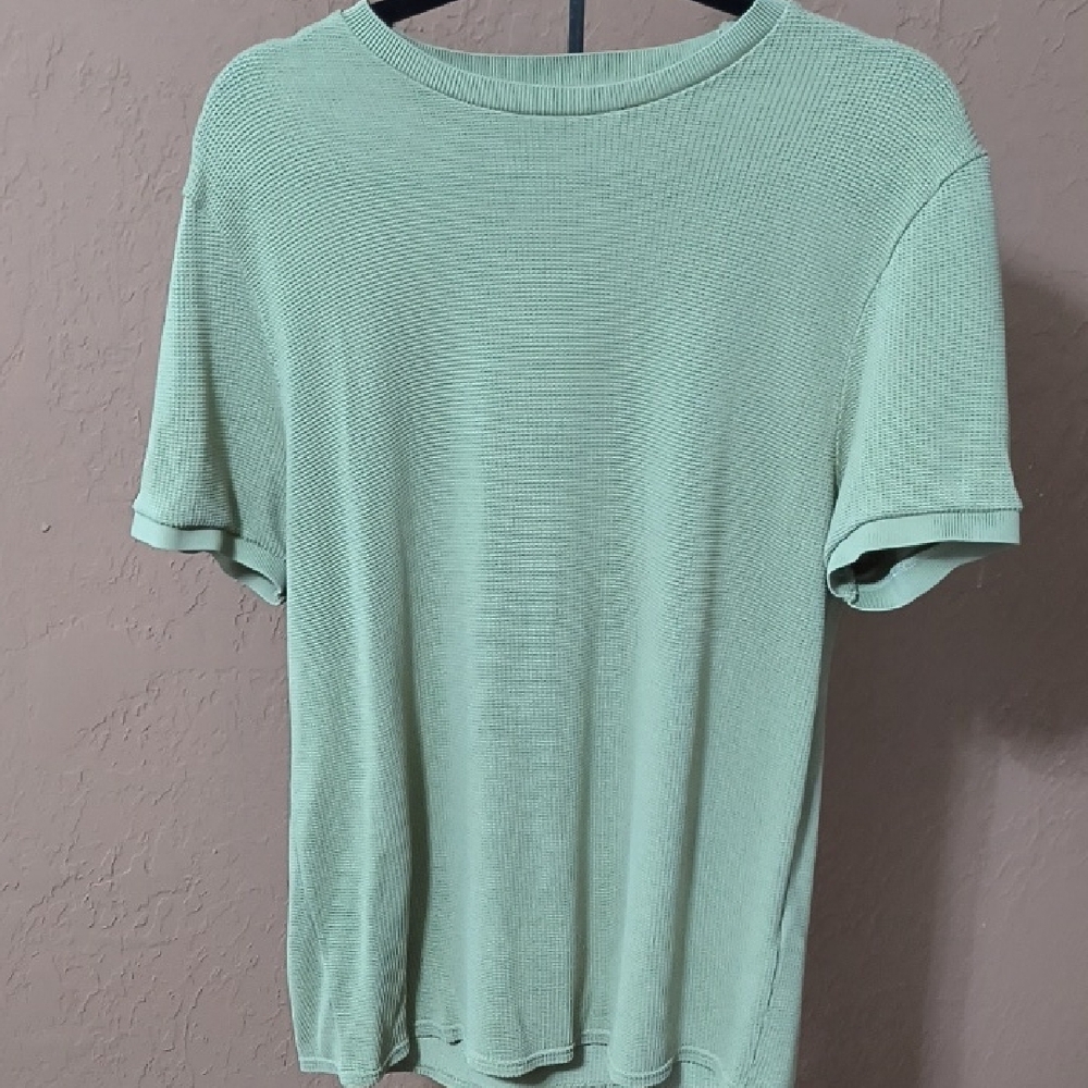 Zara Olive Short Sleeve Tee Lightweight Knit